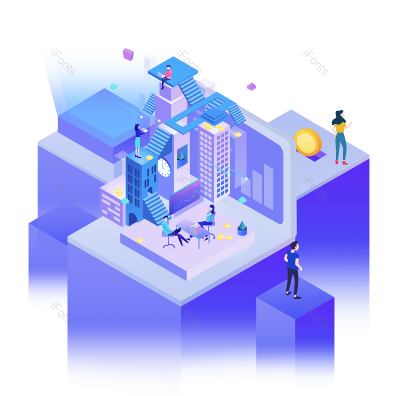 金融图片,曲线元素,金币PNG,增长免抠素材